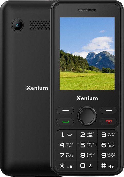 Кнопочный телефон Xenium X280 (черный)