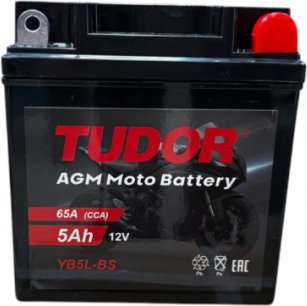 Мотоциклетный аккумулятор Tudor YB5L-BS R+ (5 А·ч)
