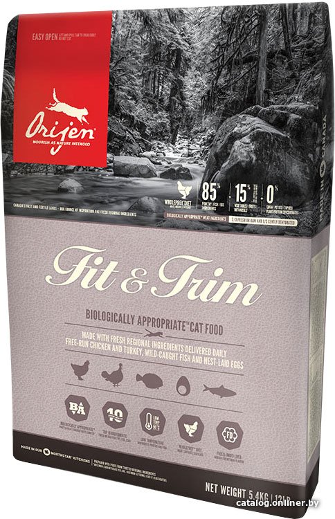 Сухой корм для кошек Orijen Fit & Trim 5.4 кг