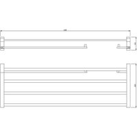 Полка для полотенца Artize Duos DUO-CHR-62781