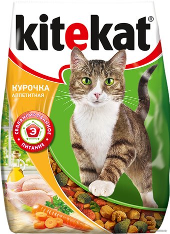 Сухой корм для кошек Kitekat Курочка аппетитная 0.35 кг