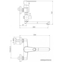 Смеситель Cersanit Cari S951-241