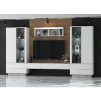 Горка Интерлиния Quartz-9 с подсветкой (белый платинум/бетон) в Борисове