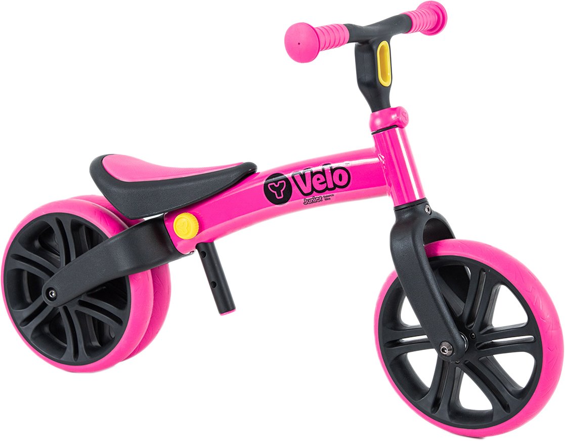 

Беговел Yvolution Y Velo Junior (розовый)