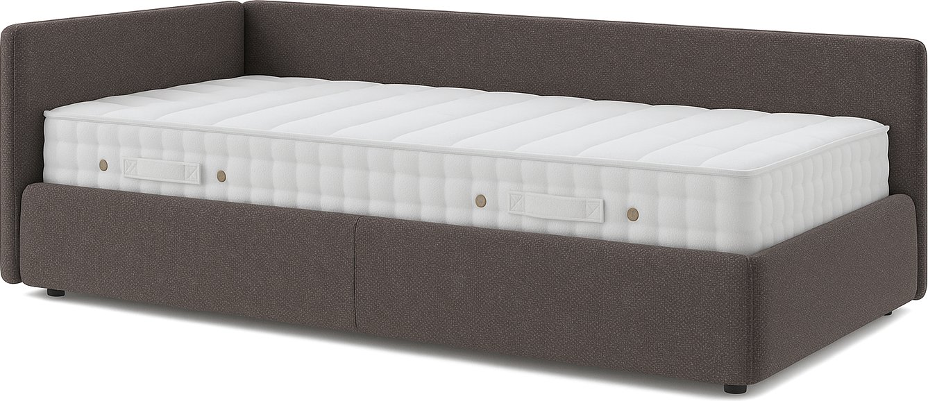 

Кровать-тахта Sonit Nicole левый 90x200 шенилл Eclipse (07 светло-серый)