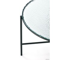 Журнальный столик Halmar Rosalia 70x41 (бесцветный/черный)