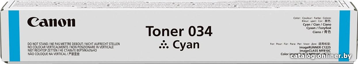 Картридж Canon Toner 34 Cyan