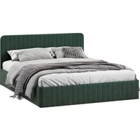 Кровать Трия Шелли Тип 1 с подъемным механизмом 160x200 (велюр Confetti Deep forest)