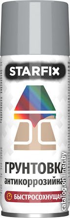 Акриловая грунтовка Starfix SM-36670-1 (520 мл, серое окно)