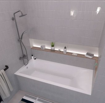 Ванна Marmo Elite Авиньон 170х80