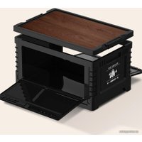 Органайзер для хранения Happy Home складной со столиком HH-012 60 л (черный)