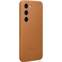 Чехол для телефона Samsung Leather Case S23 (песочно-бежевый)