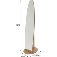 Зеркало Мебелик Стелла 1 (дуб крафт золотой)