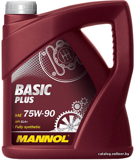 Трансмиссионное масло Mannol Basic Plus 75W-90 API GL 4+ 4л