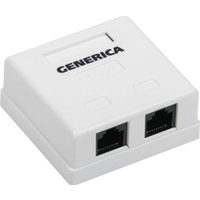 Розетка компьютерная Generica CS2-1C5EU-22-G