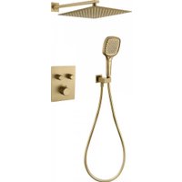 Душевая система  Grocenberg GB5040 с термостатом (золото матовый)