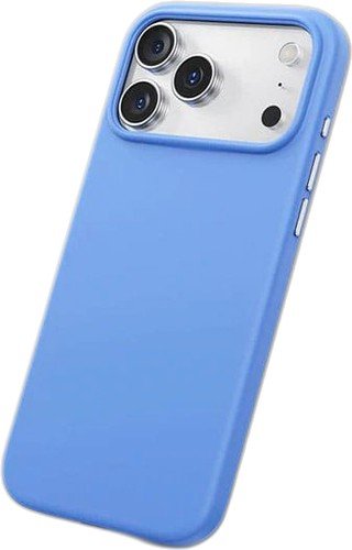 

Чехол для телефона Baseus Colorful Liquid Silicone Magnetic Case для iPhone 17 Pro Max (голубой)
