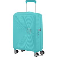 Чемодан-спиннер American Tourister Soundbox Poolside Blue 55 см