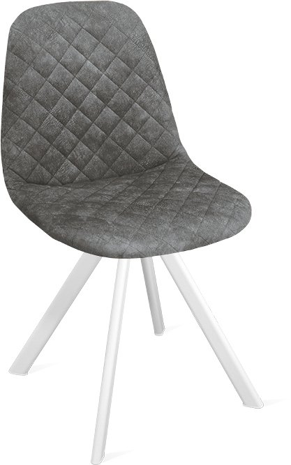

Стул Трия Ричи К2 (белый матовый/микровелюр Wellmart Graphite)
