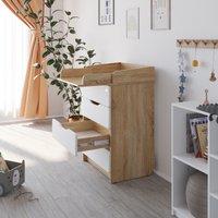 Детский комод Атон Мебель Сириус Wood 604 ПВХ (дуб сонома)