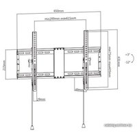 Кронштейн для телевизора Gembird WM-80T-01