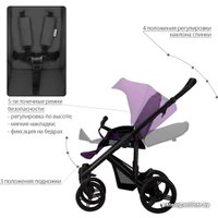 Универсальная коляска BEBETTO Magnum (2 в 1, 351, черная рама)