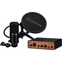 Комплект для звукозаписи Steinberg UR12 Podcast Starter Pack (черный/оранжевый)