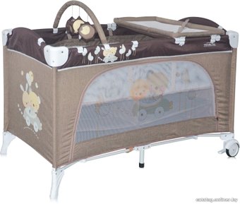 Манеж-кровать Lorelli Travel Kid 2 Layers Beige Travelling [10080221621]