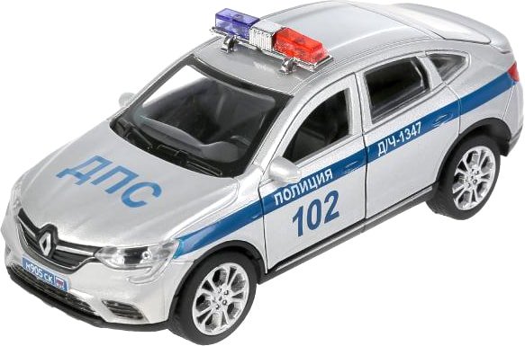 

Легковой автомобиль Технопарк Arkana Полиция ARKANA-12POL-SR (серебристый)