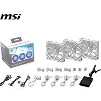 Комплект вентиляторов для корпуса MSI MPG EZ120 ARGB (белый, 3 шт.)