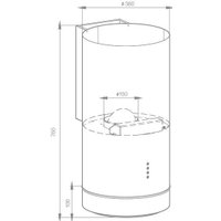 Кухонная вытяжка Schtoff O2 White (белый)
