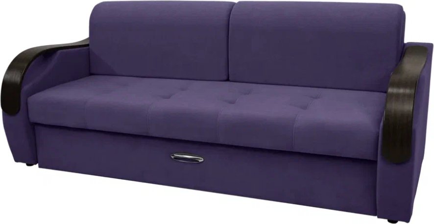 

Диван Сириус Лидер-6 НПБ 225x110 (Eva 31 велюр фиолетовый)