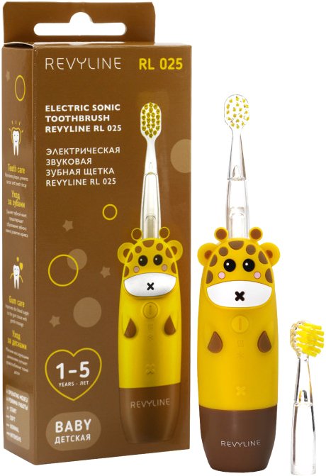 

Электрическая зубная щетка Revyline RL 025 Baby (желтый)