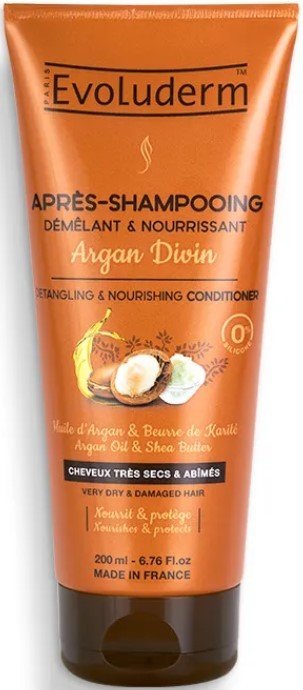

Кондиционер Evoluderm Argan Divin Detangling & Nourishing с маслами для сухих и поврежденных 200 мл