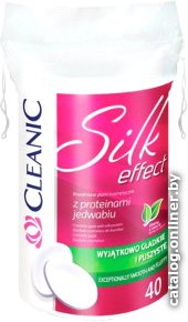 Ватные диски Cleanic Silk Effect овальные (40 шт)