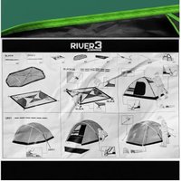 Треккинговая палатка RSP Outdoors River 3 (зеленый)