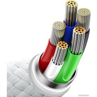 Кабель Baseus Glimmer Series Fast Charging Data Cable 20W USB Type-C - Lightning (2 м, белый)