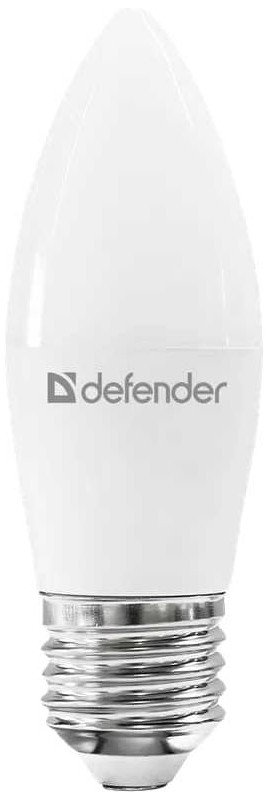 Светодиодная лампочка Defender C37-12W-830-E27