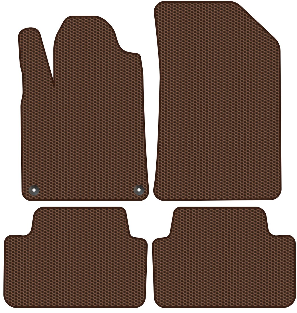 

Комплект ковриков для авто Alicosta Peugeot 407 I (седан / 6D) 2004 - 2010 (коричневый, сота)