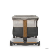 Приставная детская кроватка Lionelo Leonie (бежевый/песочно-серый)