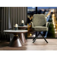 Журнальный столик Signal Napa A (белый/коричневый)