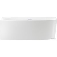 Ванна Wellsee Belle Spa 2.0 170x75 235805001 (пристенная ванна (левая) белый глянец, экран, каркас, сифон-автомат хром)