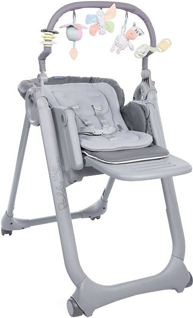 

Высокий стульчик Chicco Polly Magic Relax (graphite)
