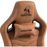 Игровое (геймерское) кресло Evolution Nomad PRO (коричневый)