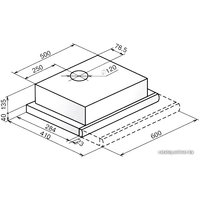 Кухонная вытяжка Faber Flox Glass WH A60 [110.0436.363]