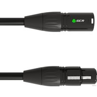 Кабель Greenconnect Russia GCR-53377 XLR M - XLR F (20 м, черный)