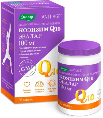 БАД Эвалар Коэнзим Q10 (30 капсул)