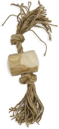 Игрушка для собак Coffee Wood Бочонок на веревке TUG/CW-S