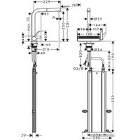 Смеситель Hansgrohe Aquno Select M81 73830000 (хром)