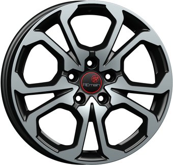 Литые диски Remain R242 17x6.5" 5x112мм DIA 57.1мм ET 38мм Алмаз черный